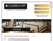 Tablet Screenshot of floorsalot.com
